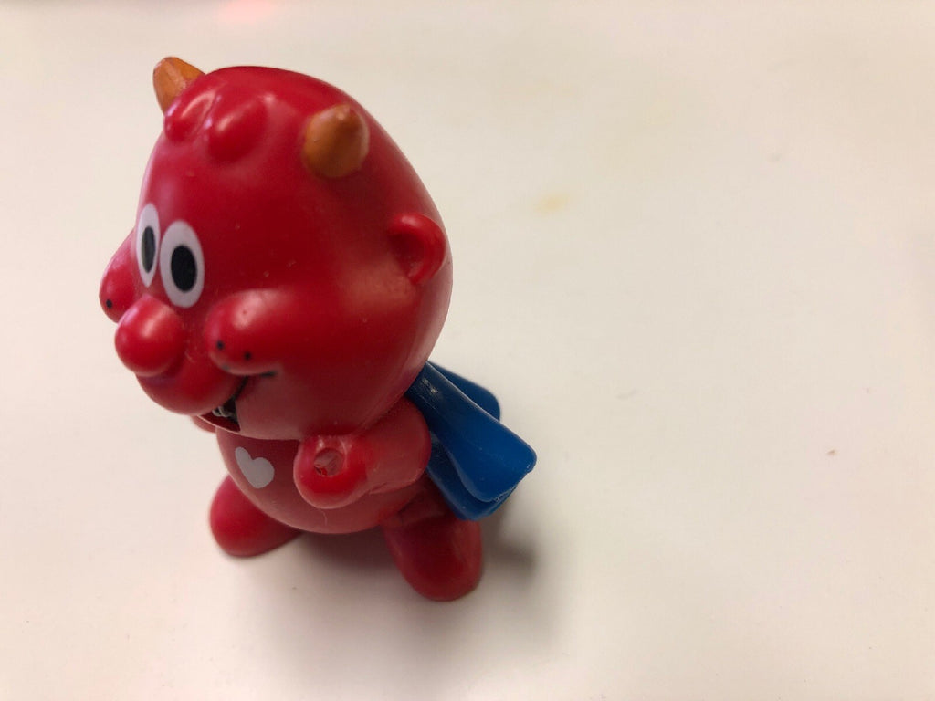 1980s 80s Vintage Kids Toys Red Devil Boy Cape Lollipop Holder1