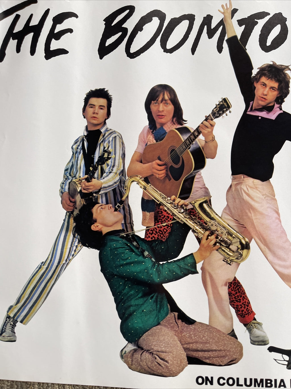 #199 1979 Boomtown Rats Tonic For The Troops record store Promo Poster 30 X 205