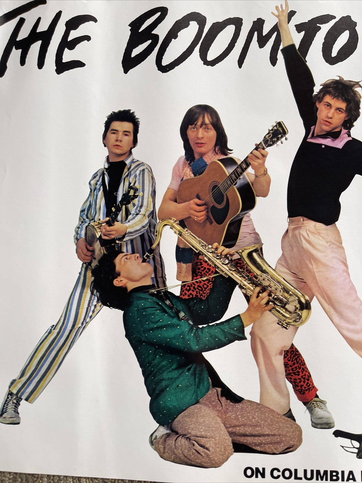 #199 1979 Boomtown Rats Tonic For The Troops record store Promo Poster 30 X 205