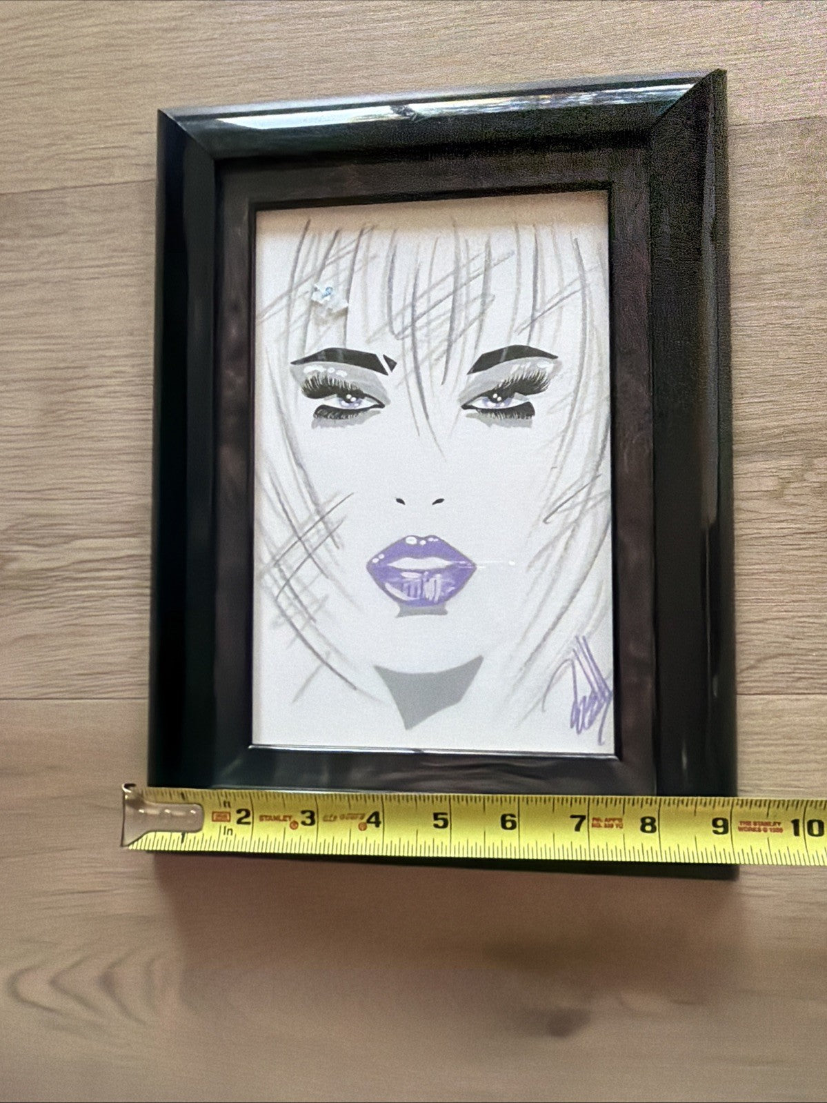 Nice Original Art Signed Dennis Mukai??? Nagel?? Not Exactly Sure7