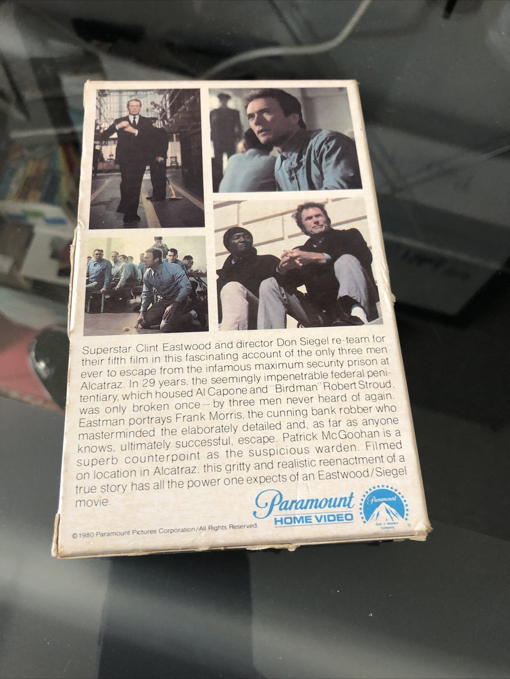 Escape From Alcatraz Beta Tape Clint Eastwood Betamax2