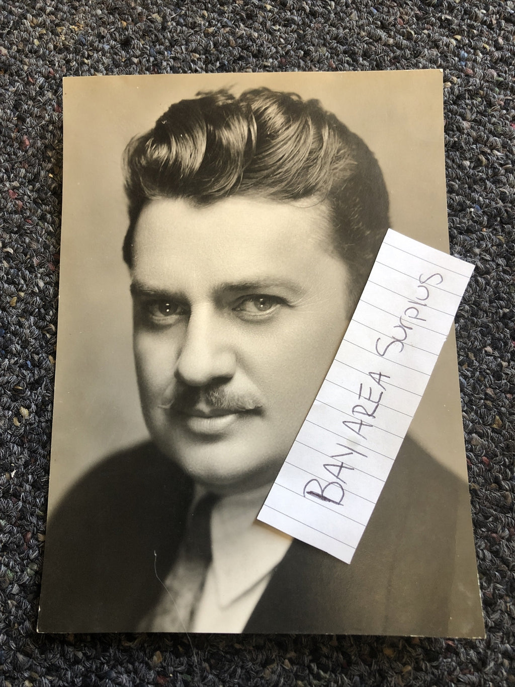 RARE Original Photo Of Jean Hersholt Black/White 7”x5”0