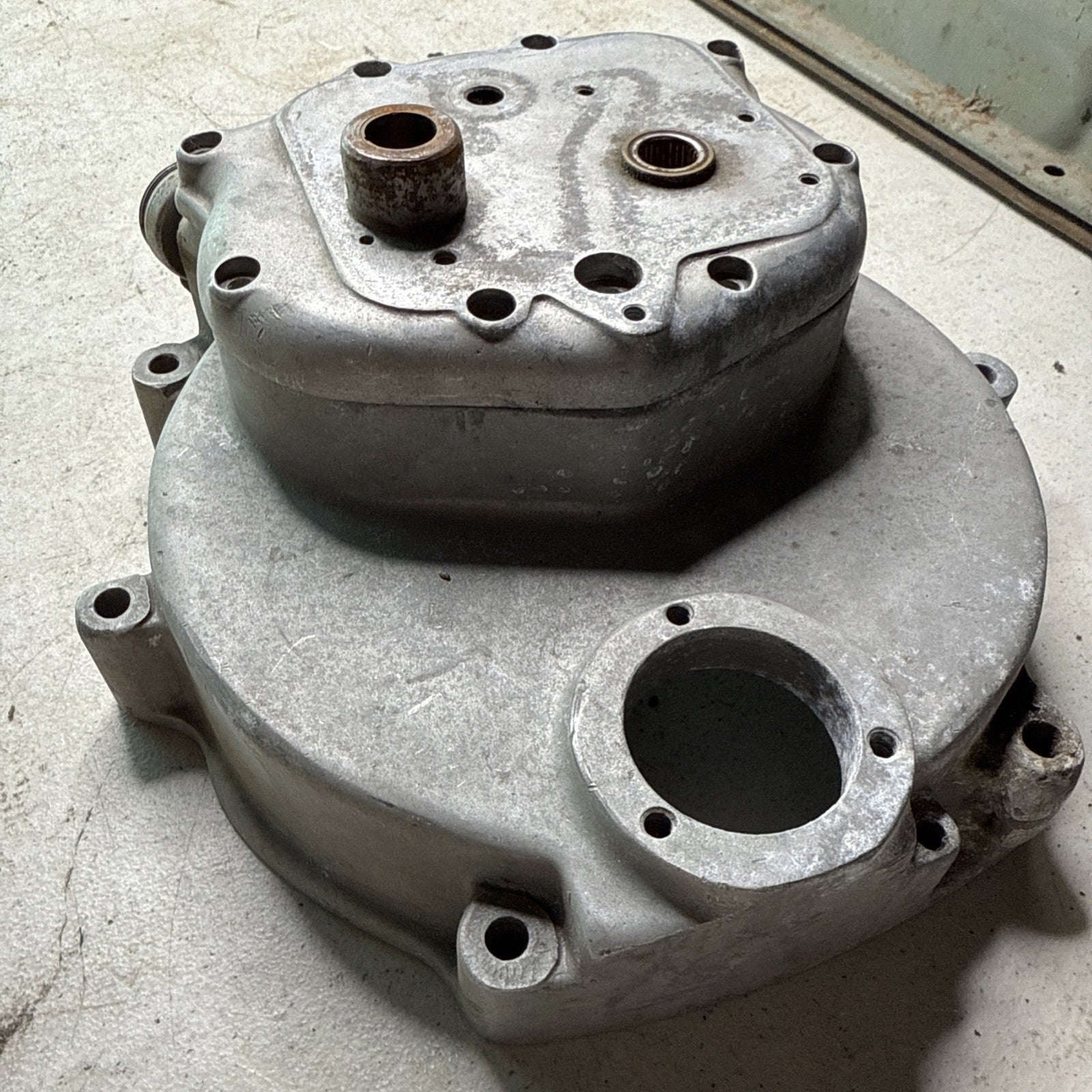 Vintage Original Indian Motorcycle Engine Cases 741 military Scout 19411