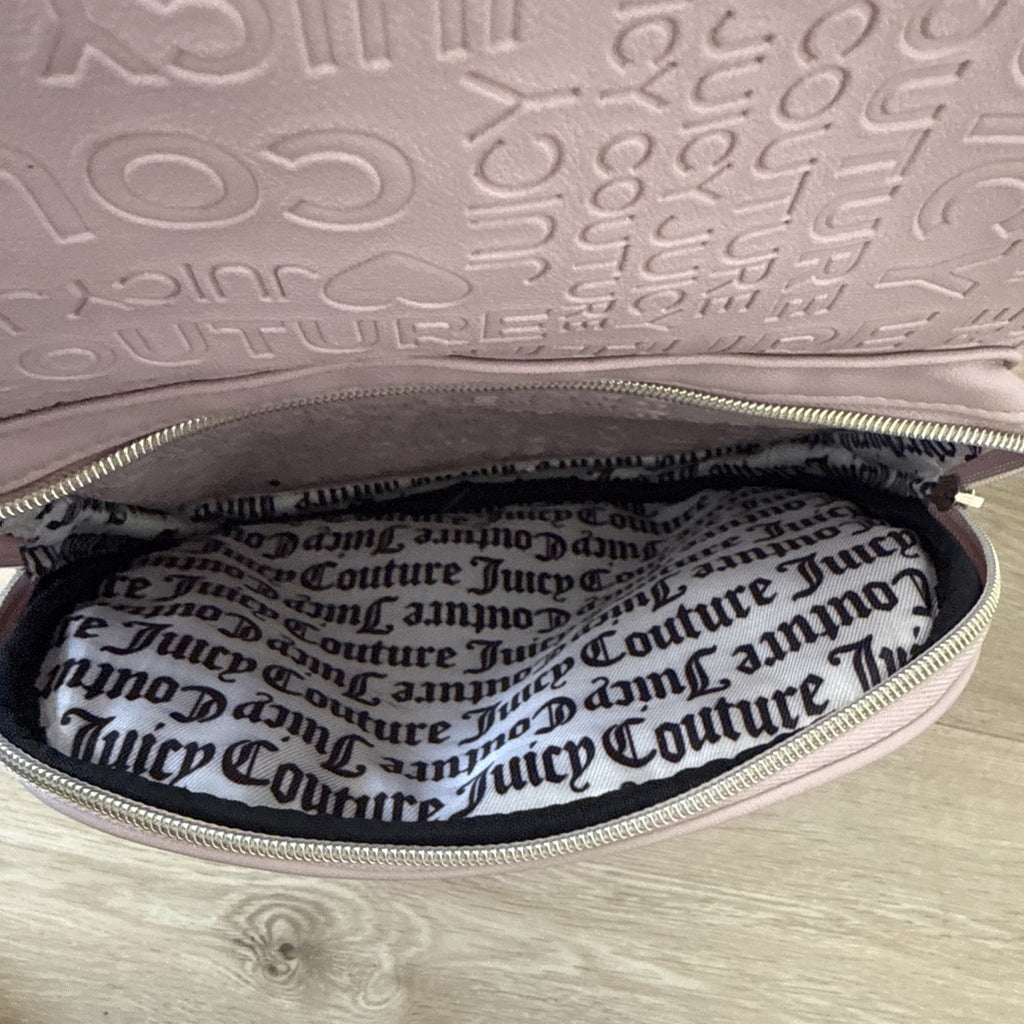 Juicy Couture Pink and Gold Word Search Backpack4