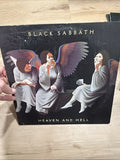 Black Sabbath Heaven And Hell Record LP Warner Bros 1980 Vg/ Vg+ Condition 0
