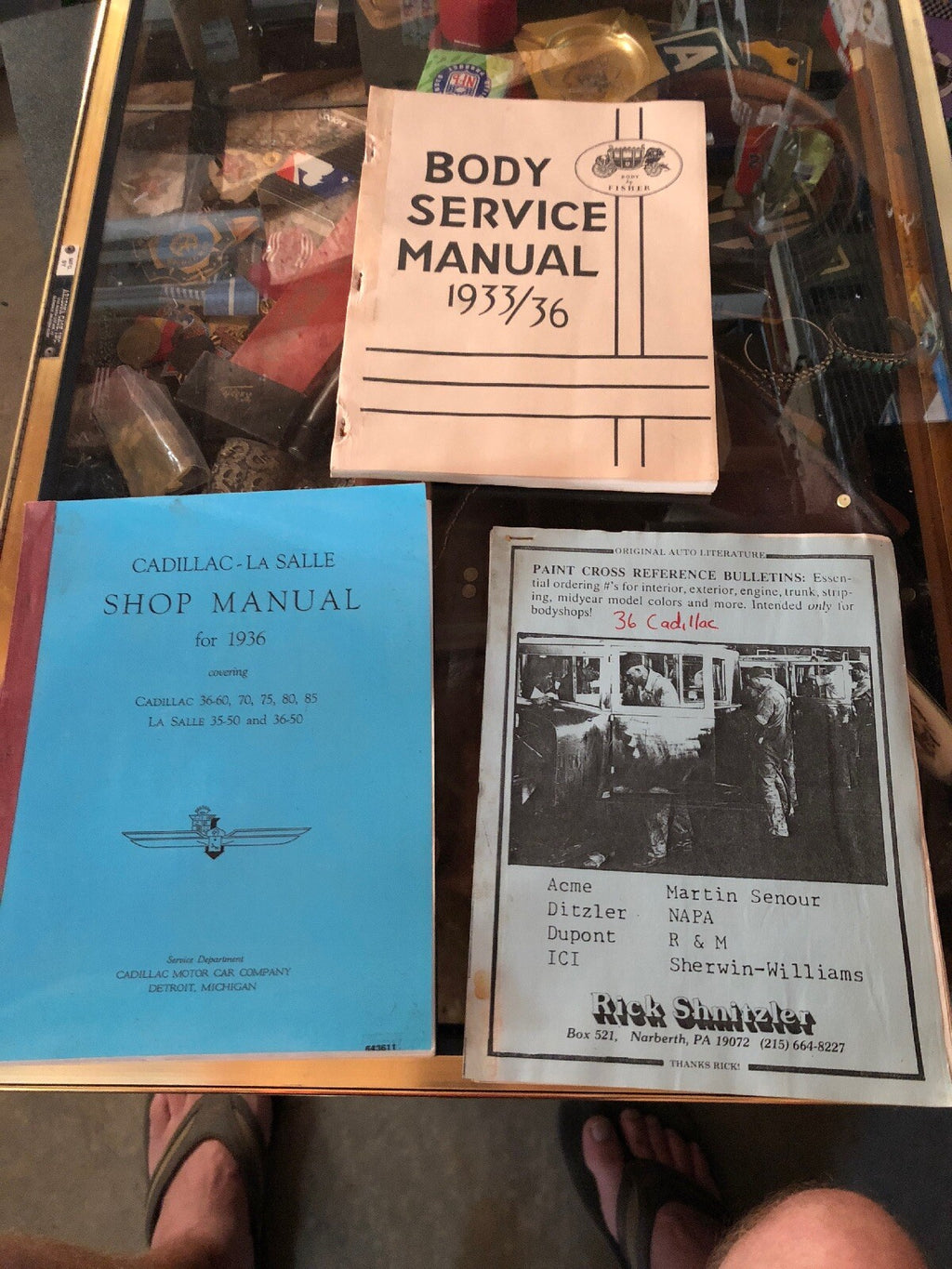 1936 Cadillac LaSalle Shop Manual Body And Paint Repair Service Books0