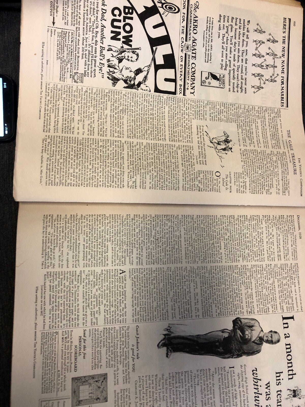 Vintage December 1928 Youth's Companion Magazine By Perry Mason Company3