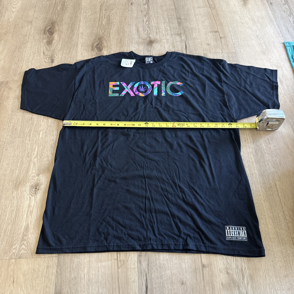 Rock Smith “Exotic” Black Shirt Explicit Content Size 2XL NOS6