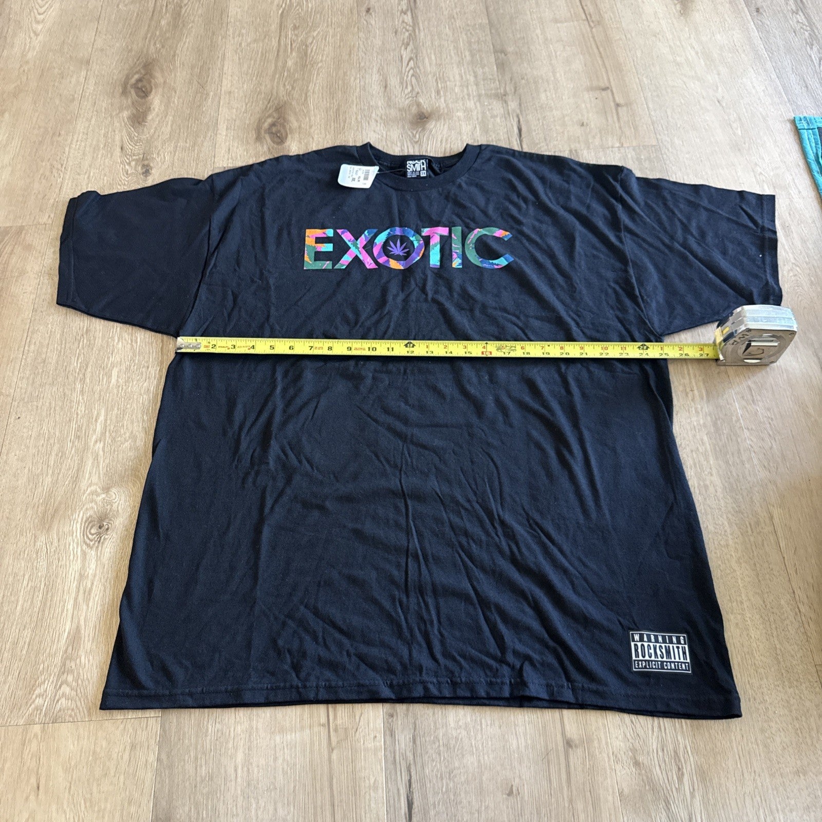 Rock Smith “Exotic” Black Shirt Explicit Content Size 2XL NOS6