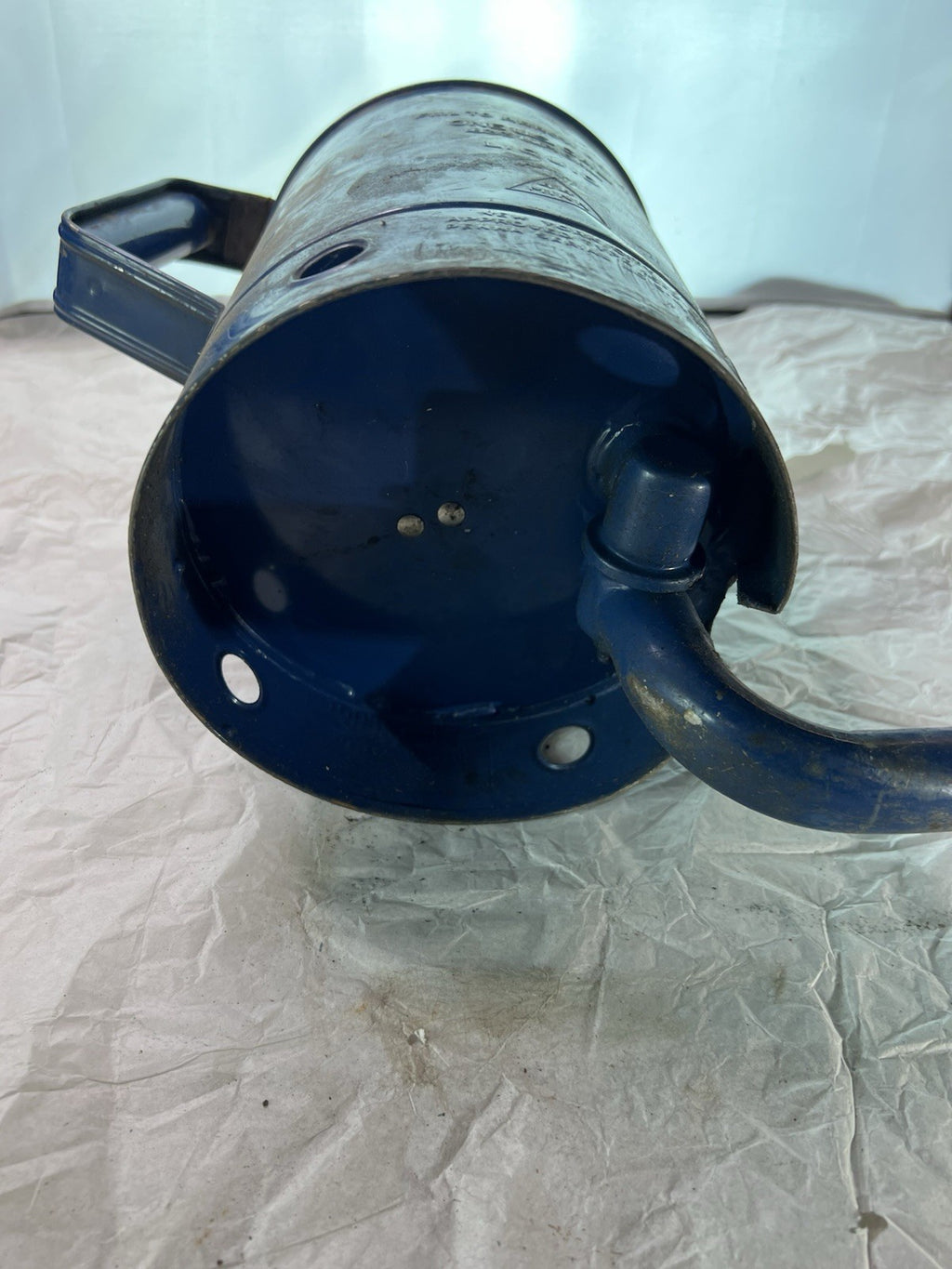 Vintage Plews Swing Spout Oil Can – 1 Gallon Metal Jug3