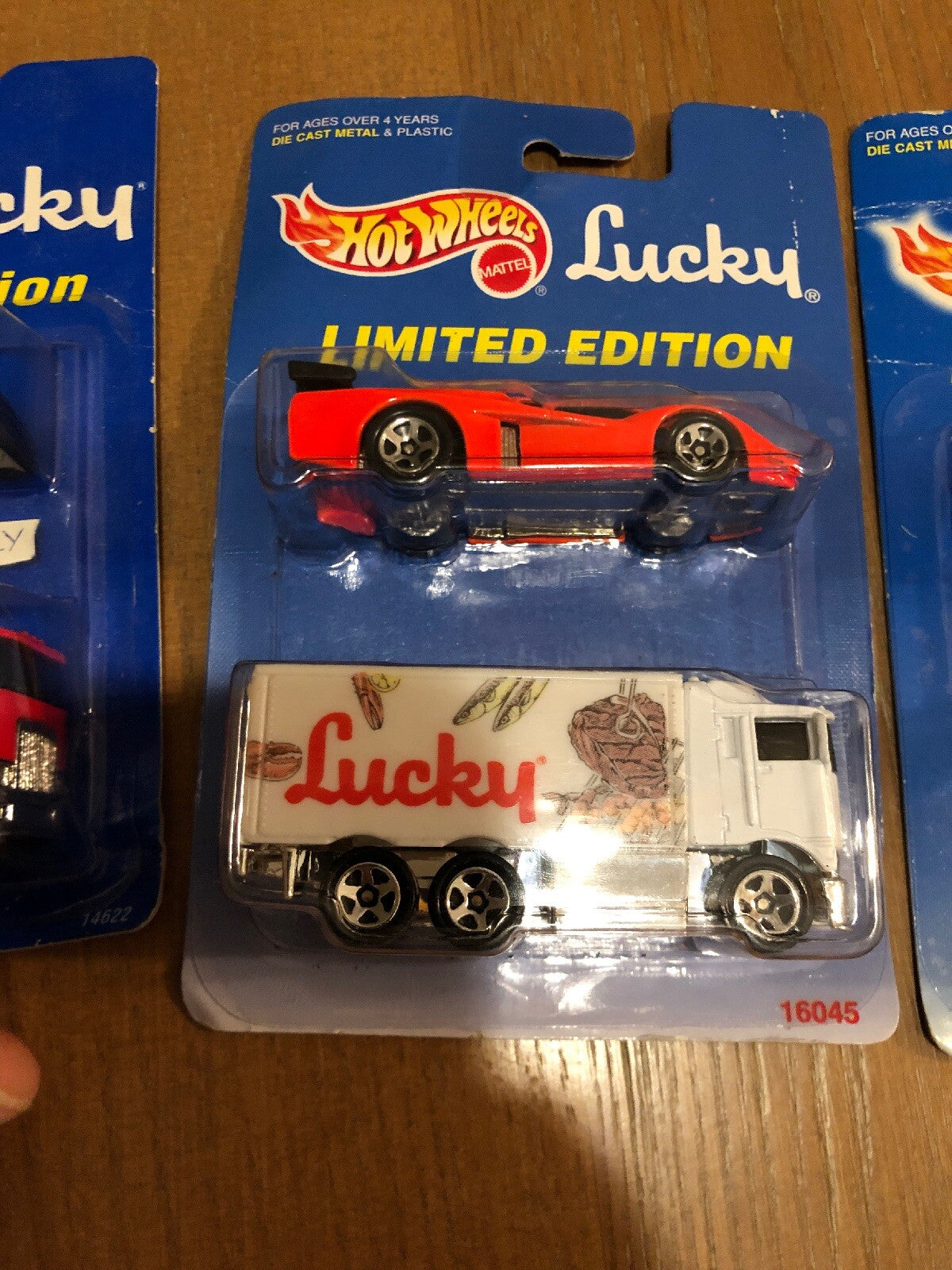 Hot wheels LIMITED EDITION LUCKY 2 VEHICLE SET Lot Of 3 HTF Texas Only Car3