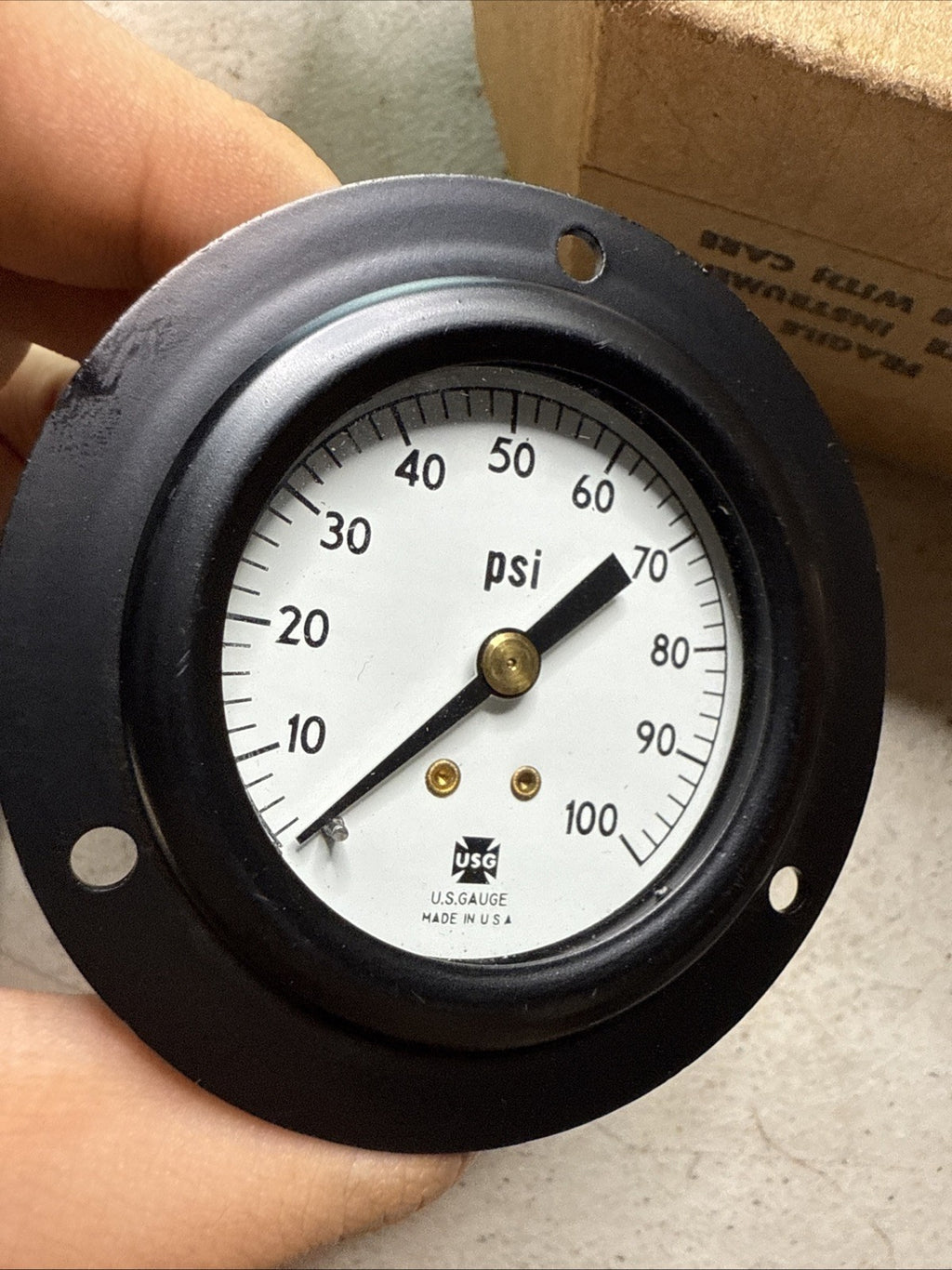 US Gauge Co Company Pressure Gauge 6685-00-527-6206 – New Old Stock Mil-Spec3