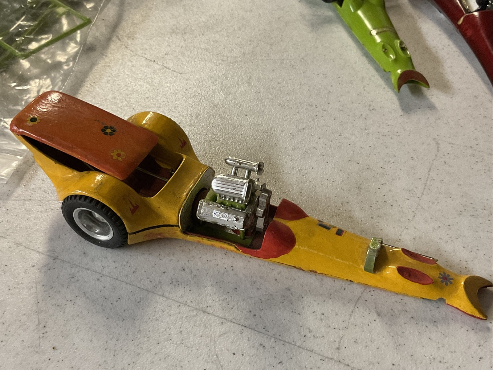 1960s Monogram Tom Daniel, T'arantula ,dragster Junkyard/restoration  Lot3