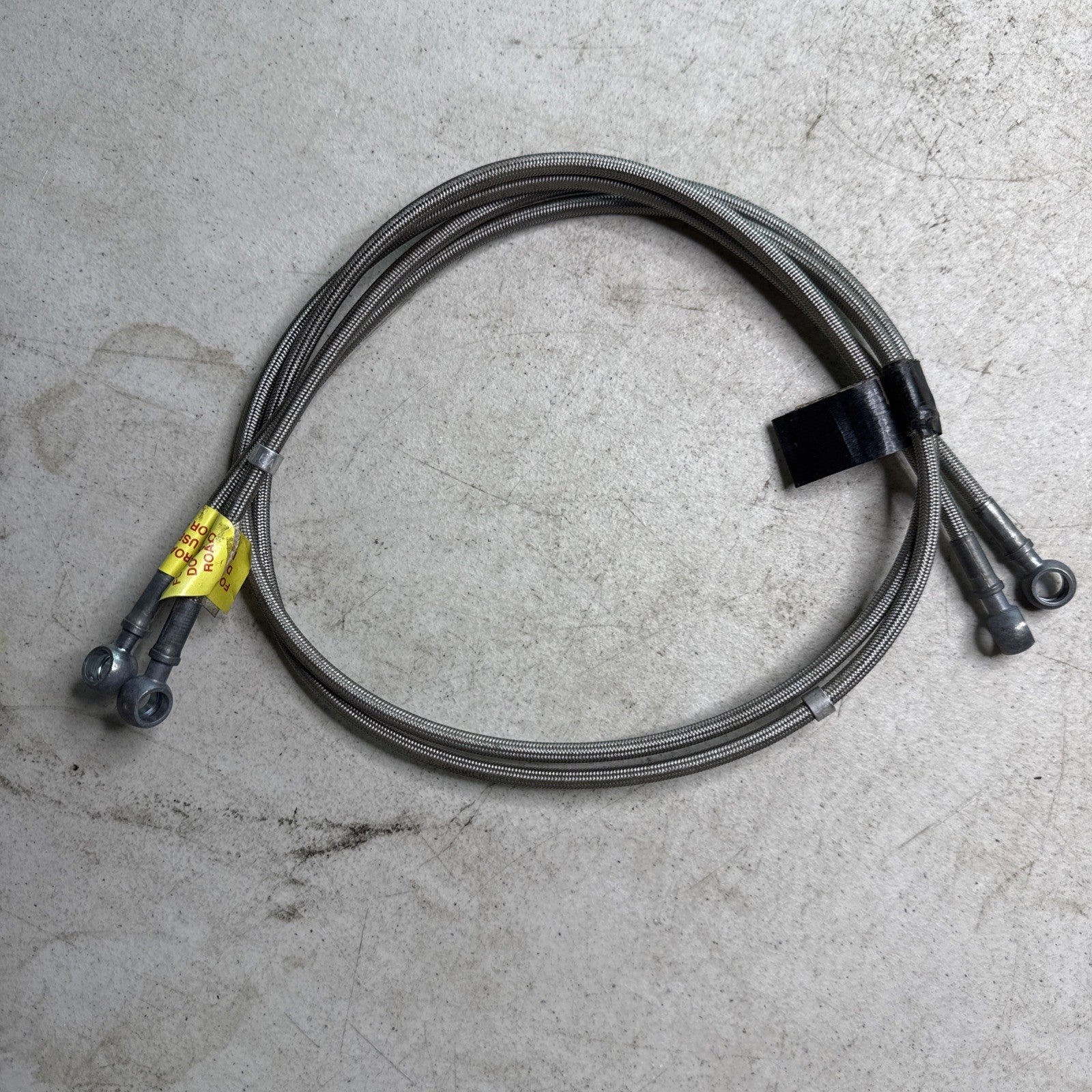 Vintage Earls  44” Steel Braided Hoses w/ Banjo Fittings Scta Racing Set of 21