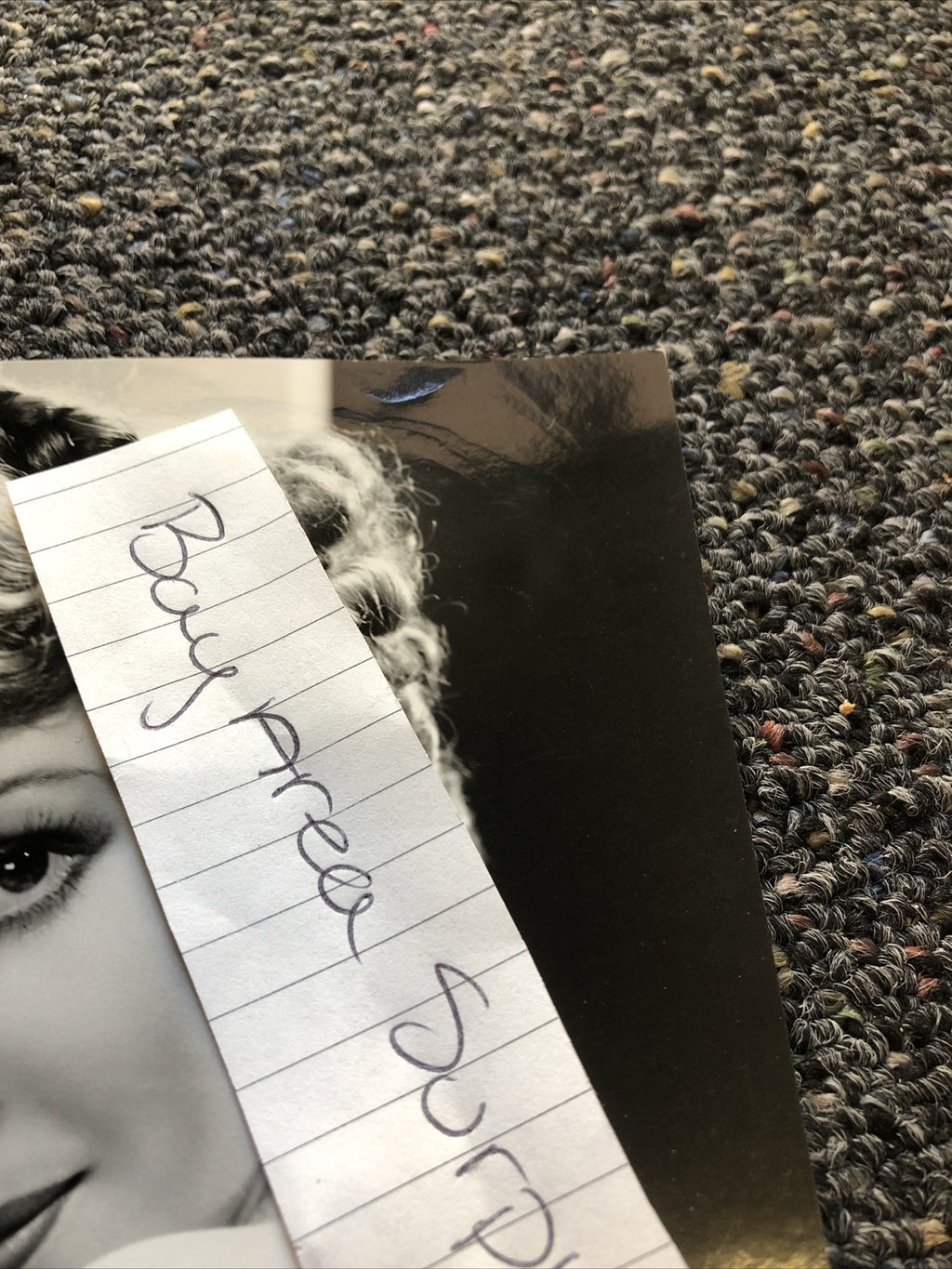 Rare Original Unpublished Photo Of BLANCA VISCHER 9”x6” Glamour Shot1
