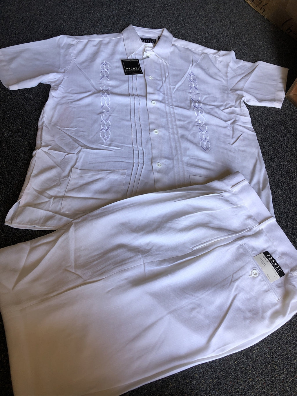 Vintage 90’s NOS Pronti Mens Casual Set Pelle Pelle Era Size XL0