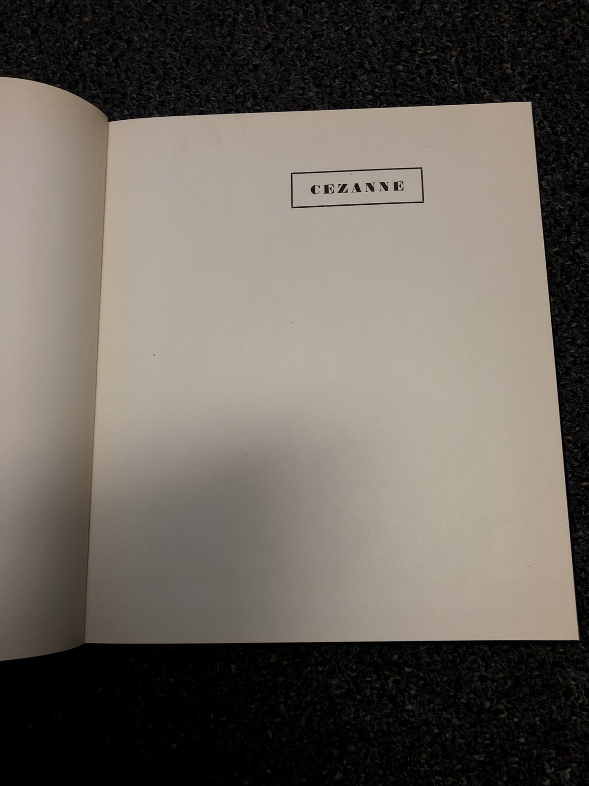 1961 CEZANNE Basil Taylor Marboro Books NY Art & Photography1