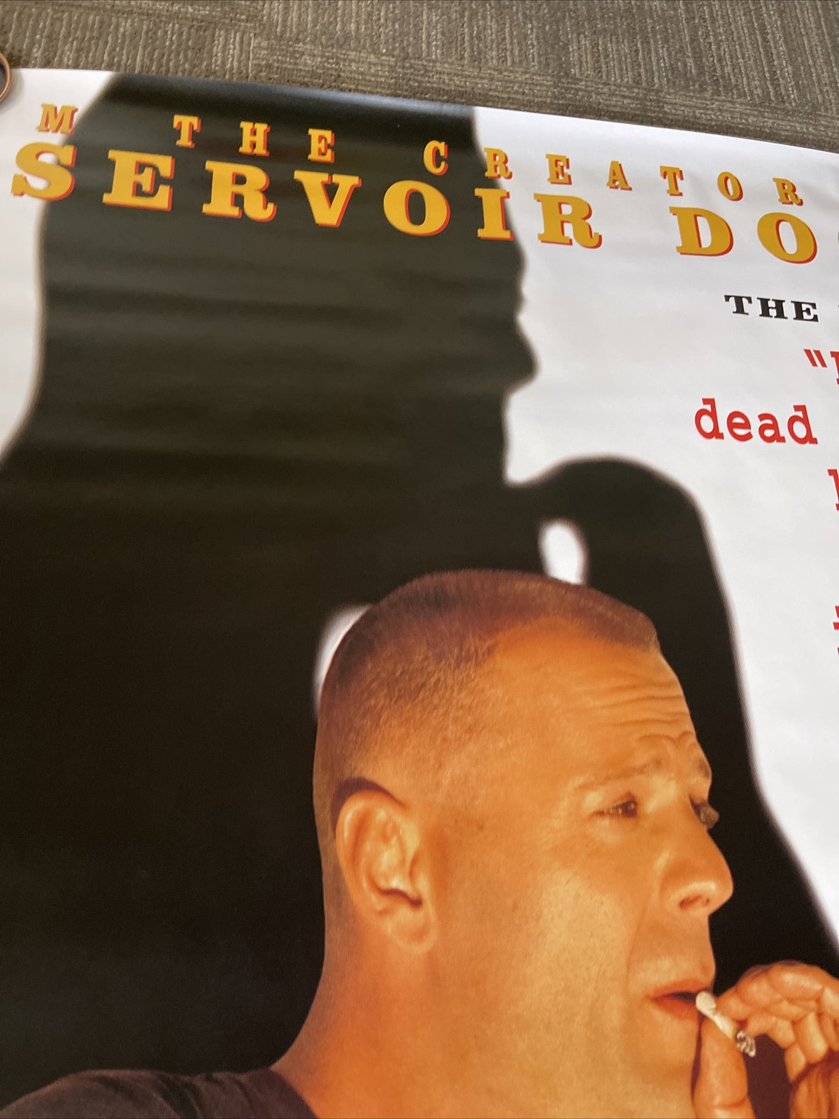 #198 Large 60” X 40” Pulp Fiction Theater Promo Movie Poster Miramax Rare!!8