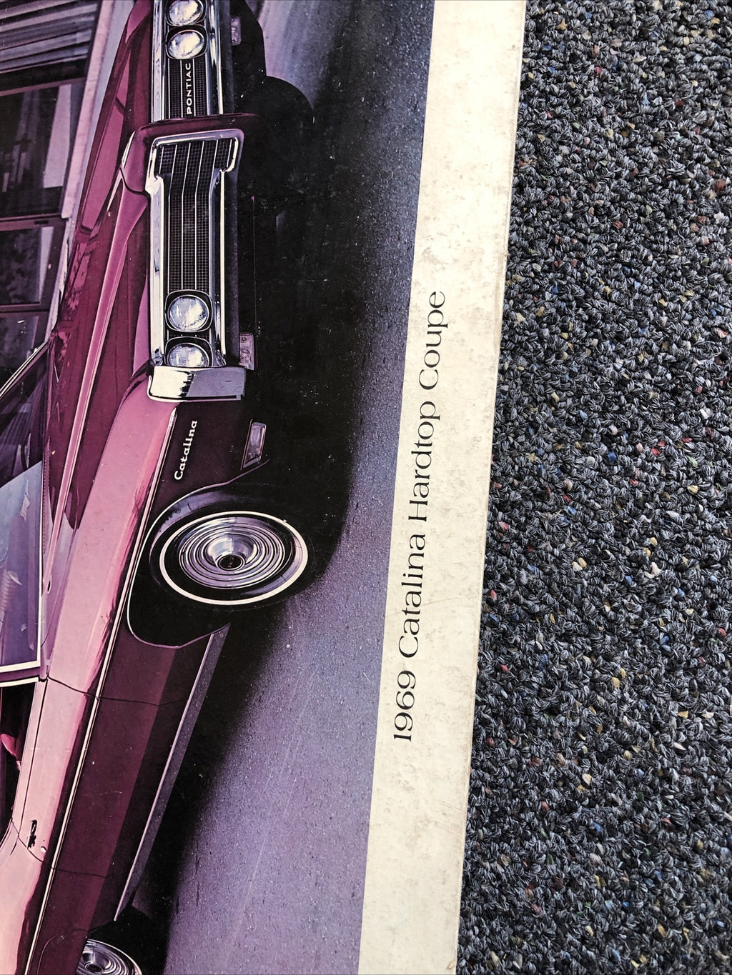 20" Vintage 1969 Catalina Hardtop Coupe Car Dealership Advertising Sign1