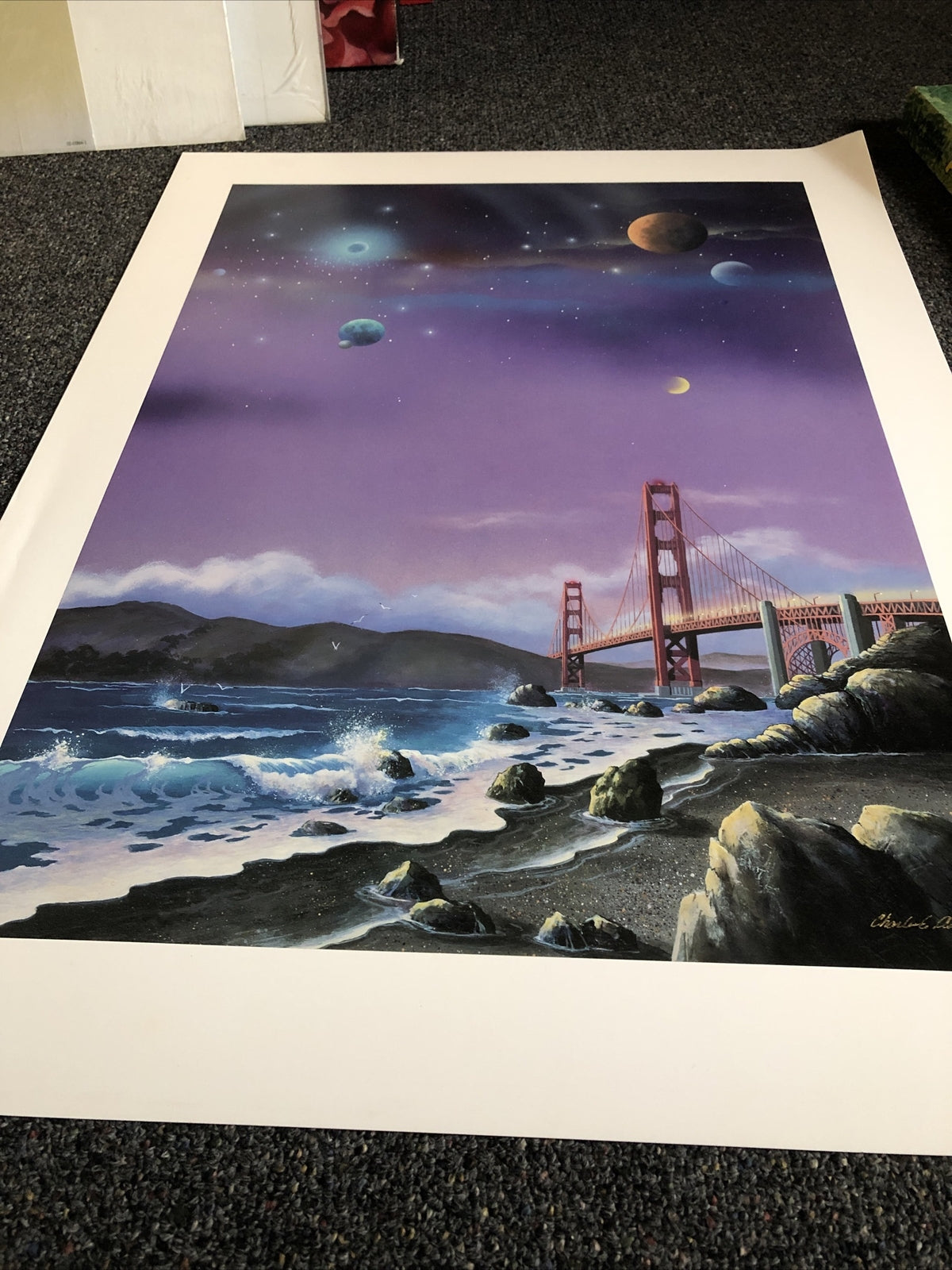 Charles Adams 1989 San Francisco 28.5”x21”6