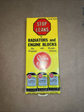 Vintage NIB NOS Display Case  Solder Seal Radiator Repair + 12 Cans 0