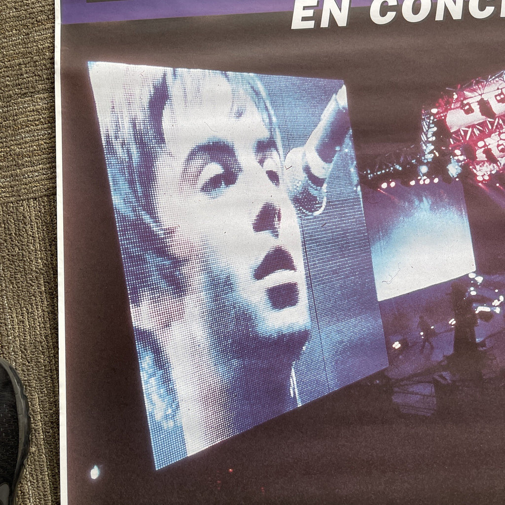 #171 1996 OASIS Concert Tour subway Promo Poster Real Madrid VG++ Rare 40x60”4