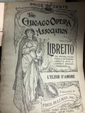 Lot 5: THE CHICAGO OPERA ASSOCIATION libretto Carmen by Georges Bizet And More0