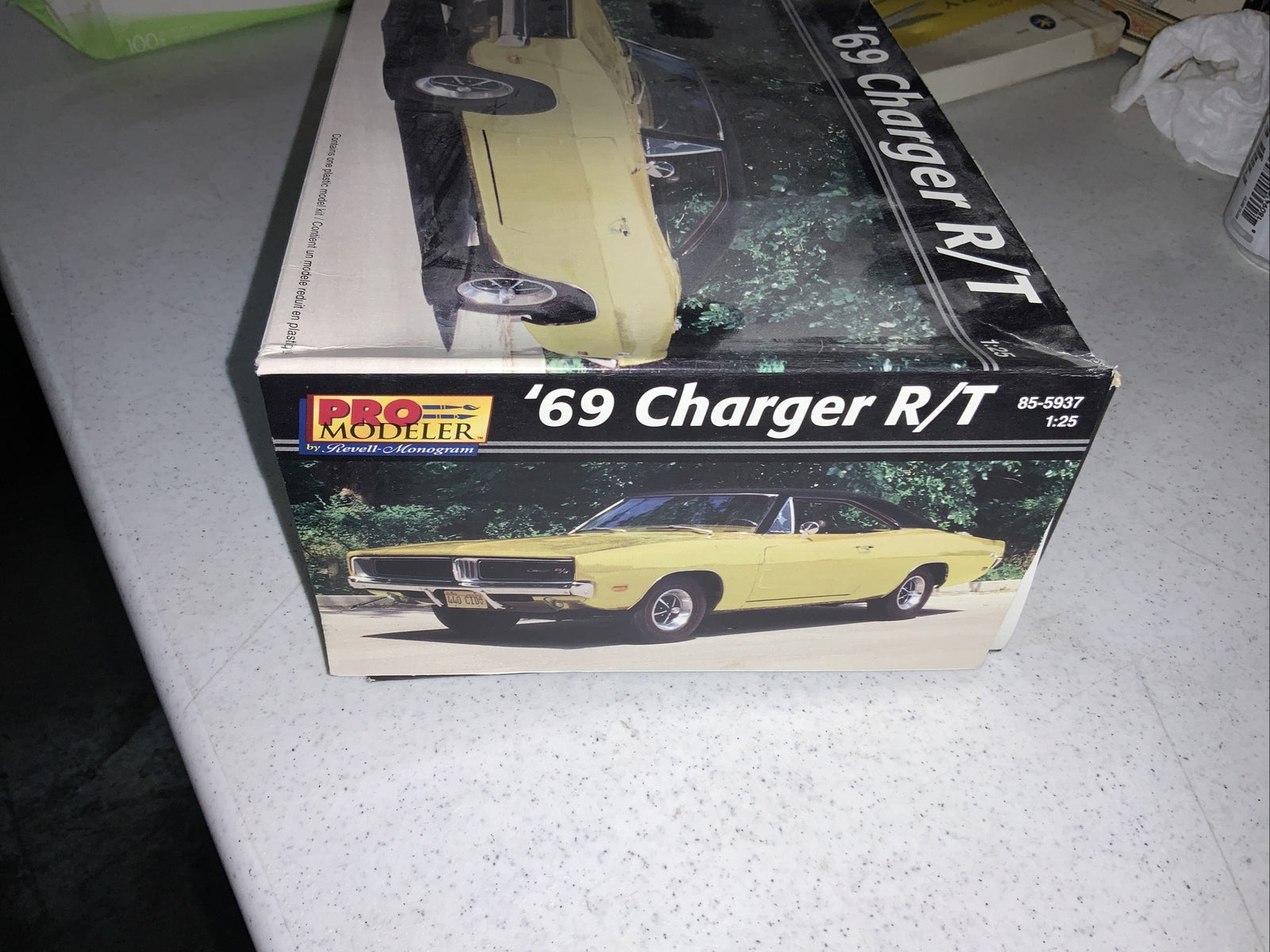 Revell Pro Modeler 1:25 1969 Dodge Charger R/T Open Box Parts Sealed2