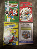 Walt Disney RARE Vintage Cartoon Story Books Donald Duck Mickey Mouse (Lot Of 4)0
