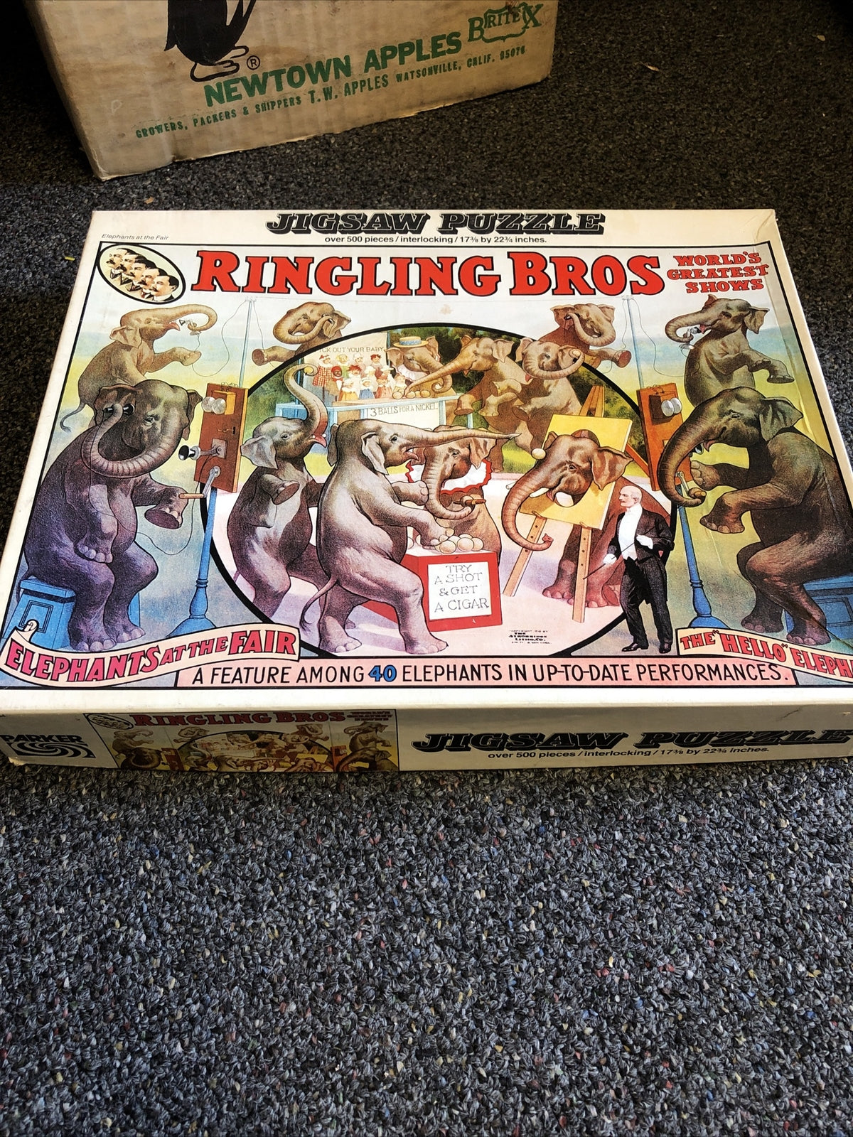 Vintage Ringling Bros World's Greatest Shows Jigsaw Puzzle0