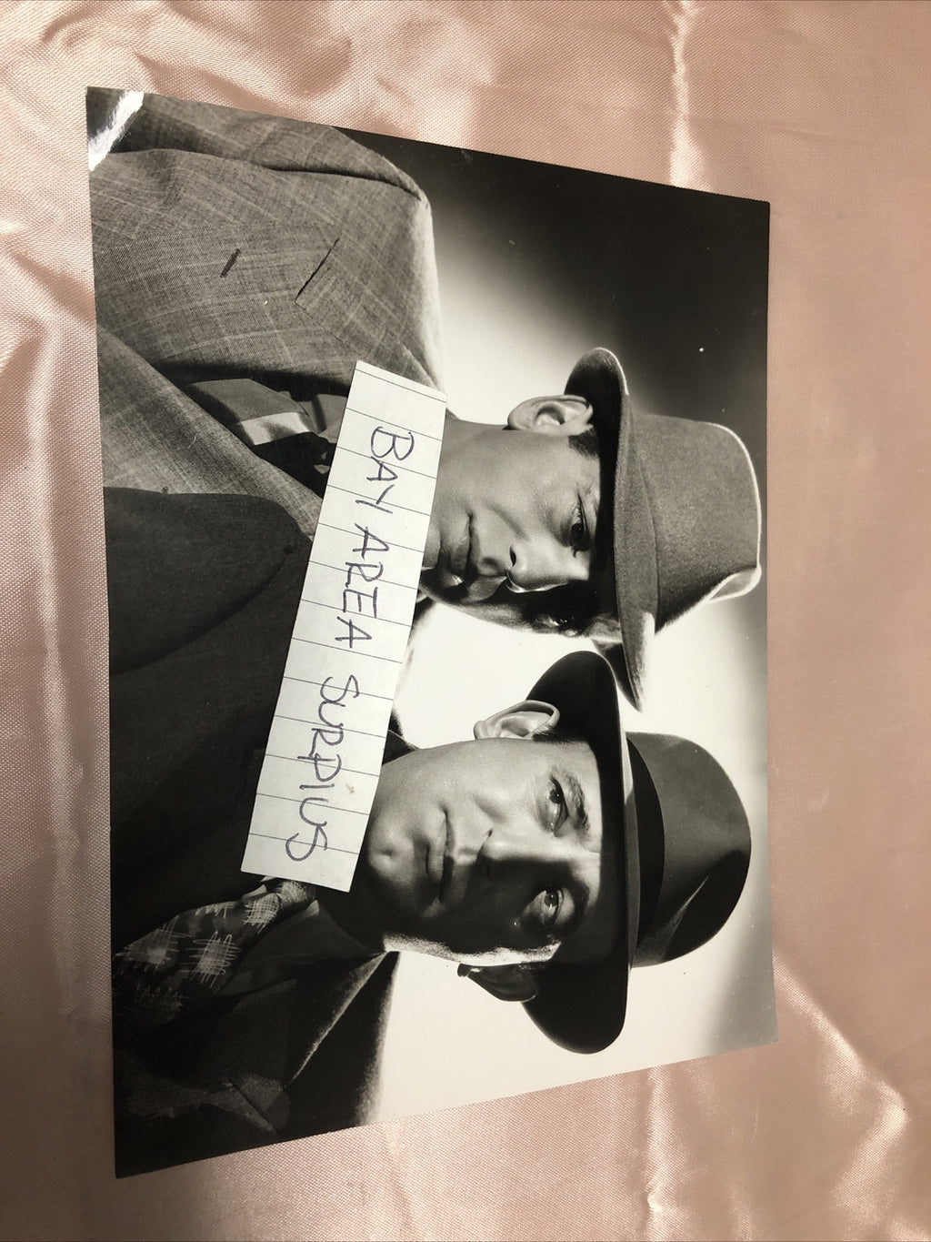 Rare Original Unpublished Photo Of Humphrey Bogert & Allen Jenkins 7”x5”0