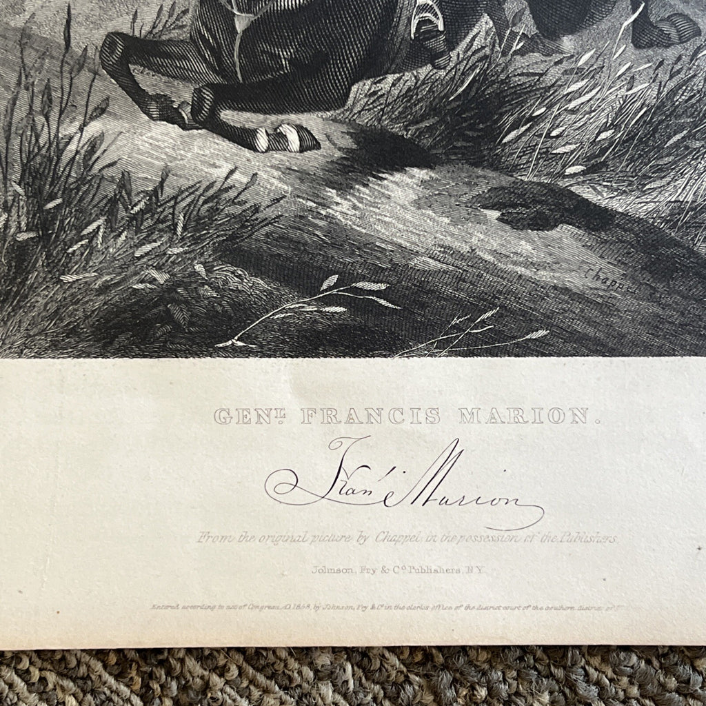 Image of Francis Marion Officer During American Revolution From Original Photo2