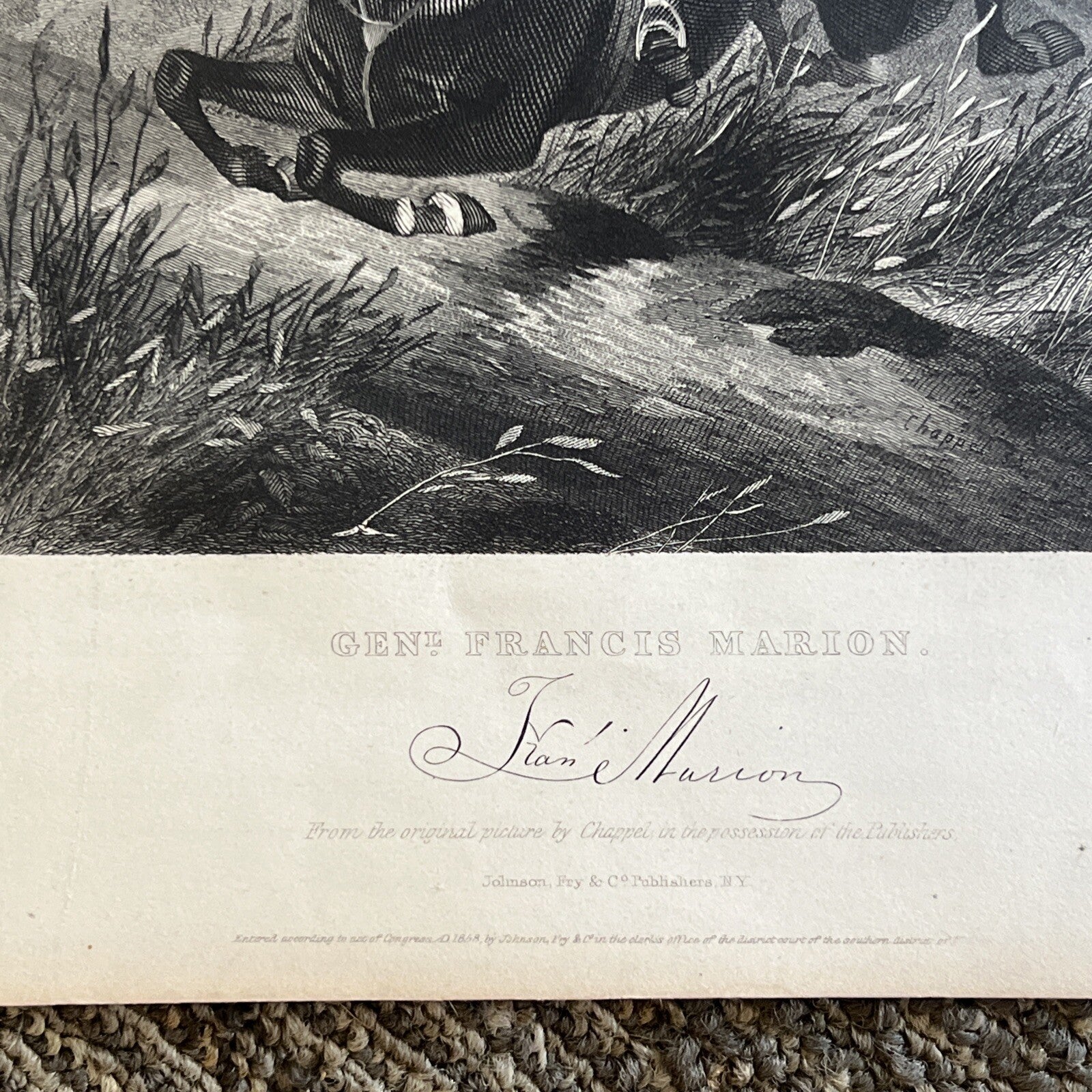 Image of Francis Marion Officer During American Revolution From Original Photo2
