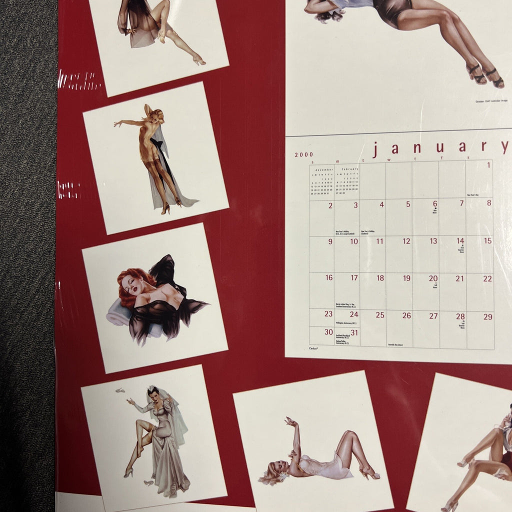 Varga Girl 1940 Pin Up Illustrations 2000 Calendar Sealed 2