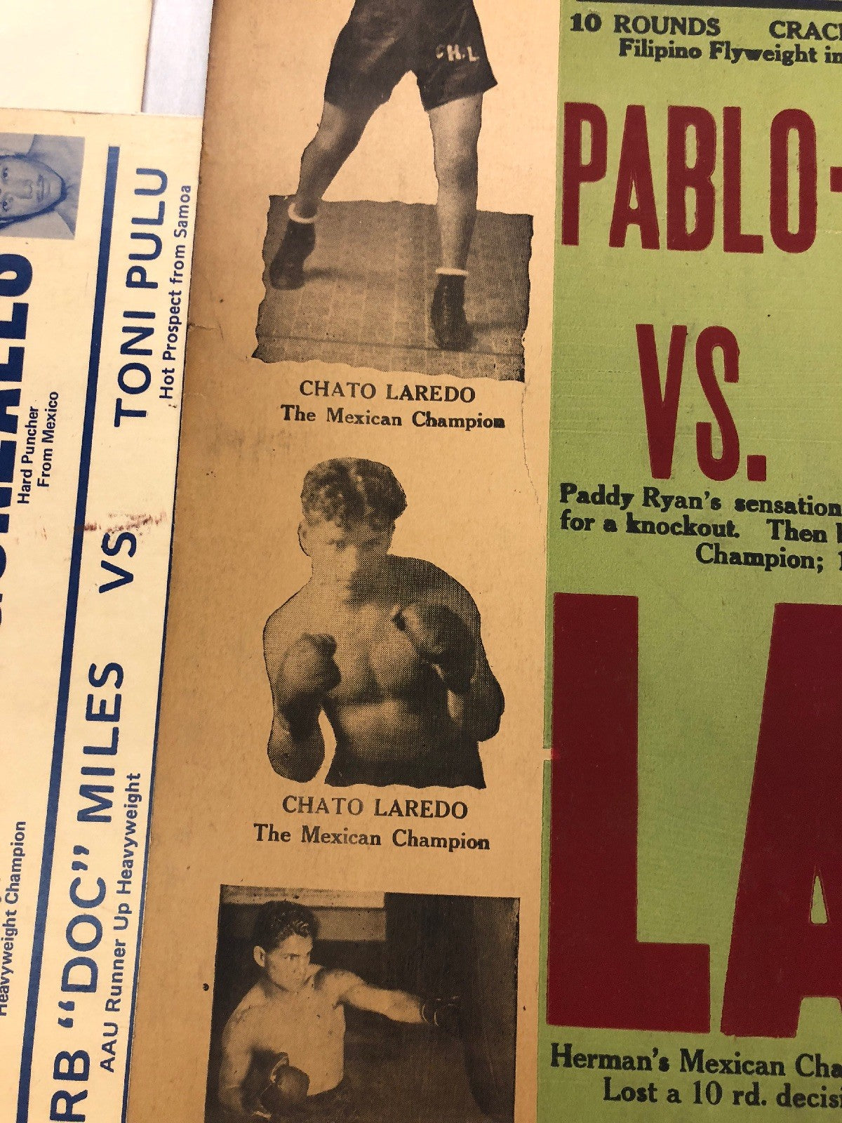 EXTREMELY RARE 1929 Pablo Dano boxing poster onsite only one known2
