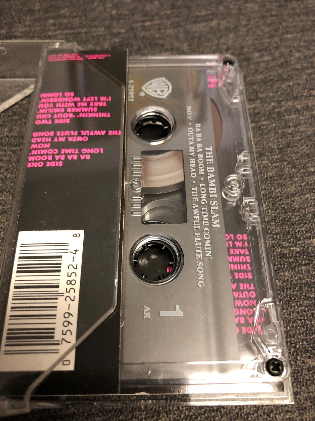 THE BAMBI SLAM S/T Cassette Tape 1988 Alternative Rock Punk Blanco Y Negro2