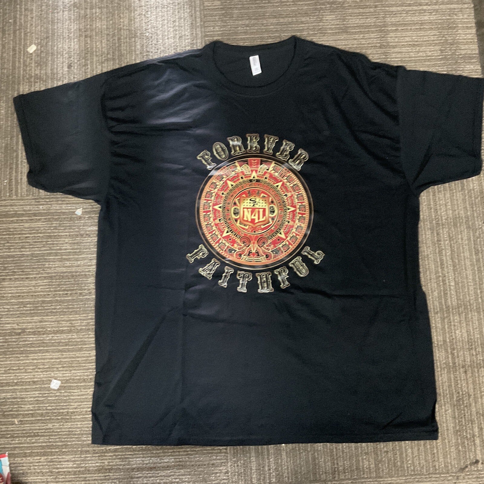 2 SF 49ers T-Shirt 3XL Forever Faithful San Francisco Tee Shirt XXXL Mens4