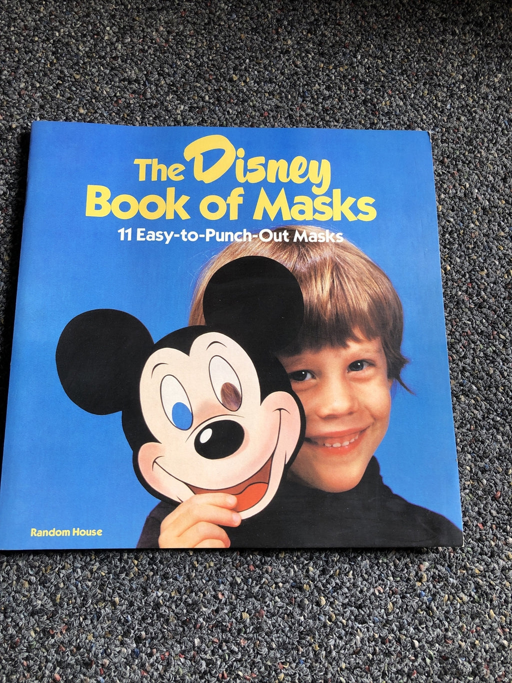 Vintage 1985 The Disney Book of Masks Random House0