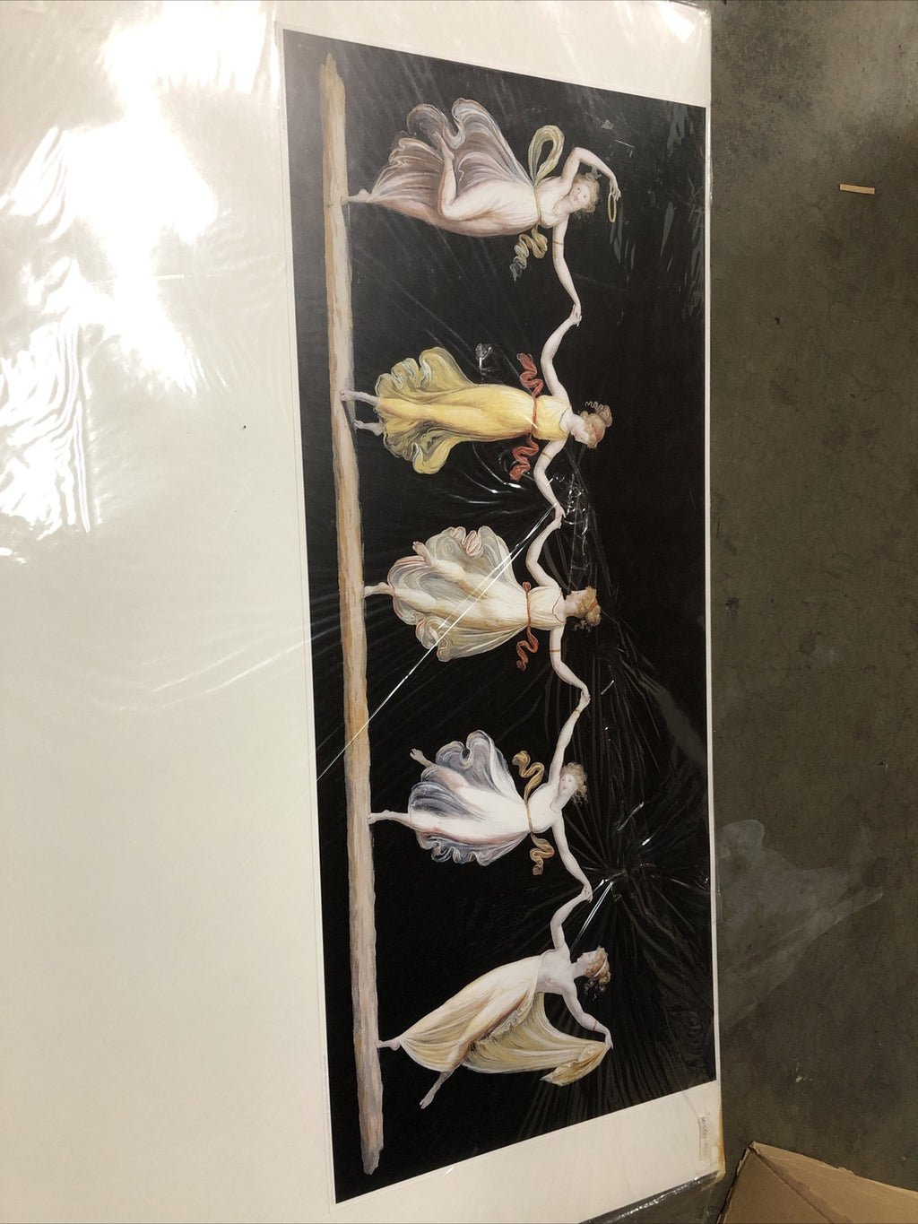 Anotonio Canova- Five Dancers - Porter Design 1994 Printed In Spain 34”x14.5”0