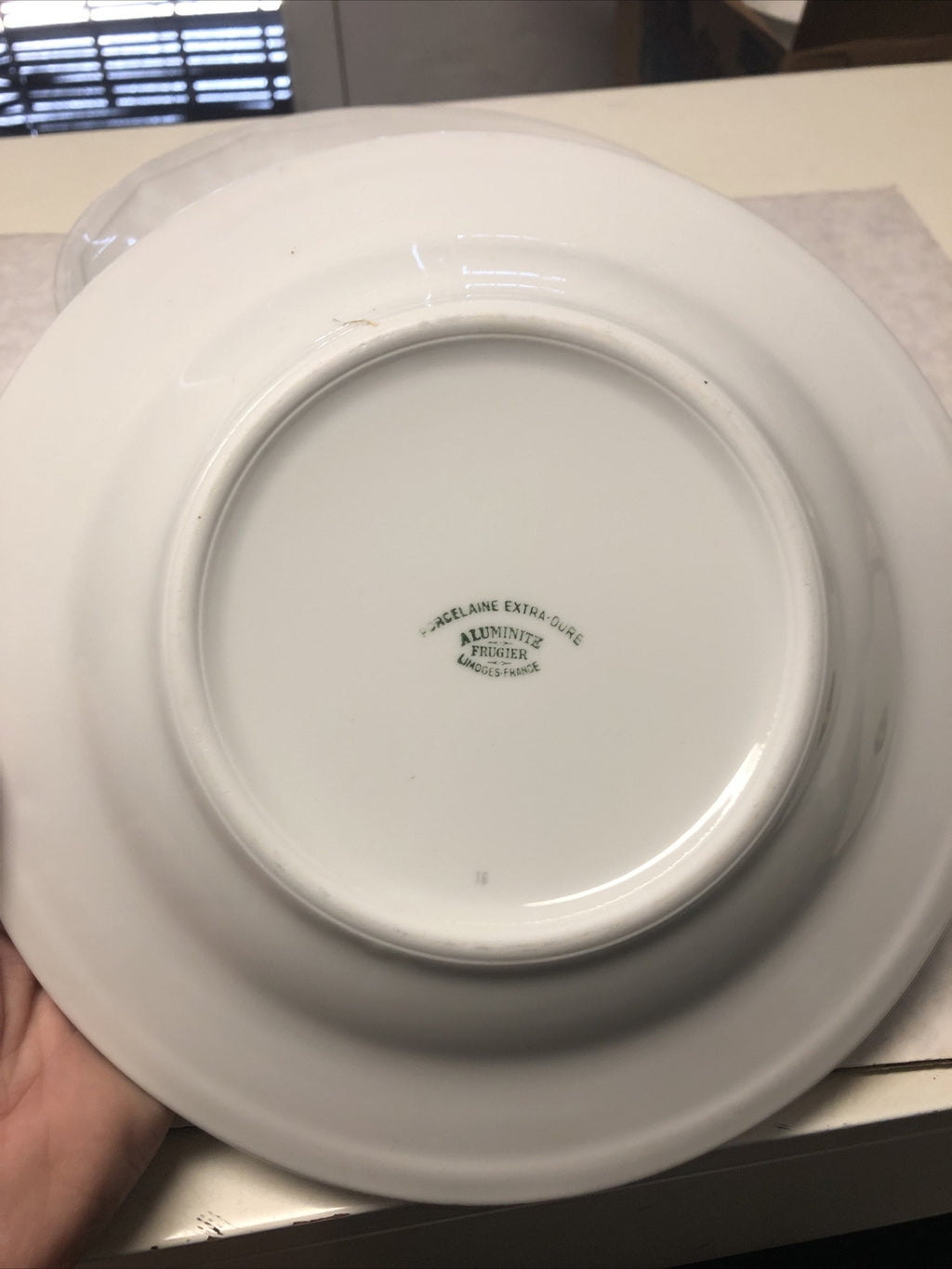 Haviland Limoges France Aluminite Frugier Lot Of 4 Bowl Plates 9”3