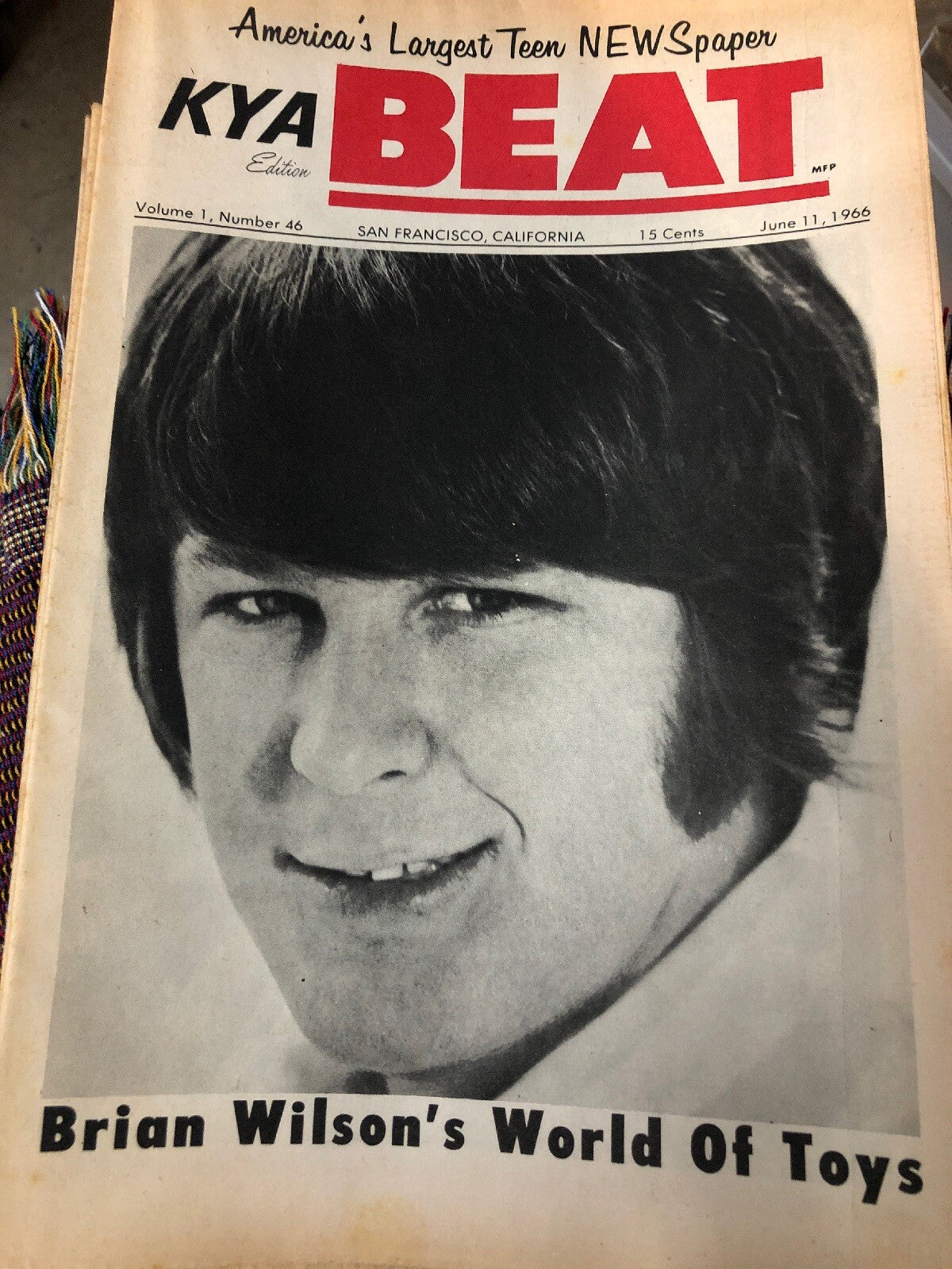 KYA Beat Music Newspaper June 11, 1966 Vol. 1 #46 Vintage0