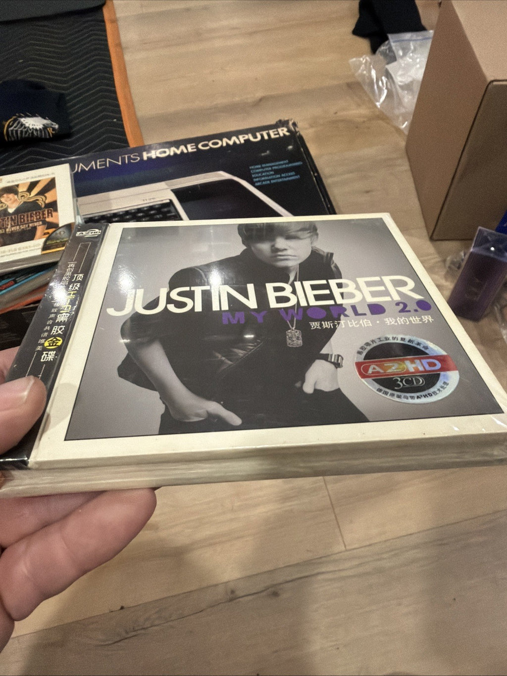 Sealed OOP Justin Bieber My World high Def HD China First Edition CD Very Rare1