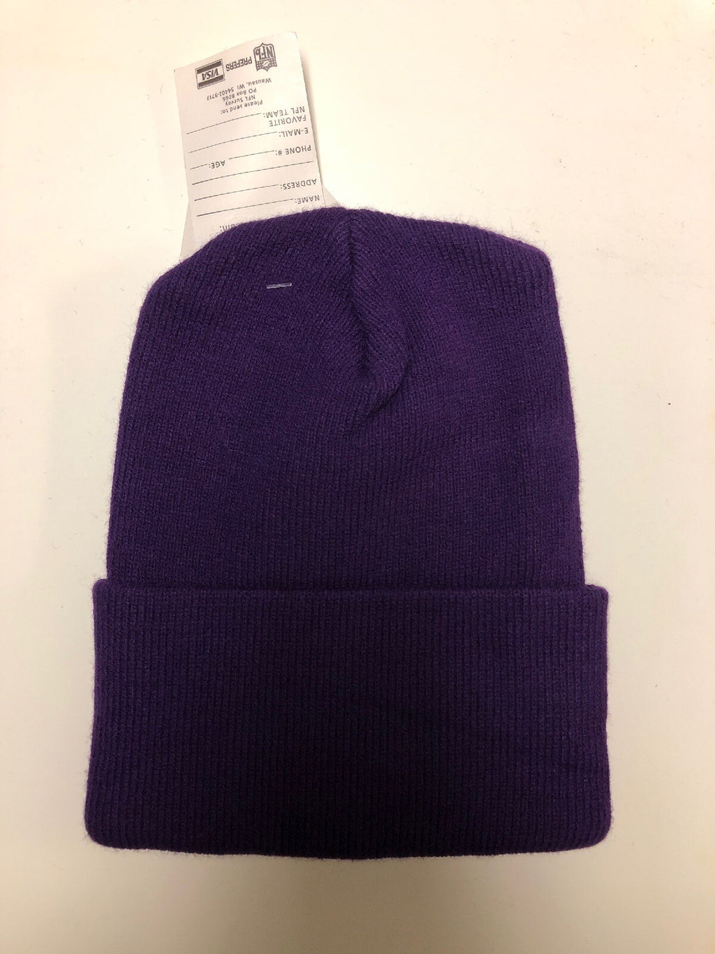 90s Vintage NOS NFL Minnesota Vikings NWT OSFO Official Licensed Beanie1