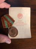 RUSSIAN SOVIET RUSSIA USSR Order Medal CCCP with DOCUMENT0