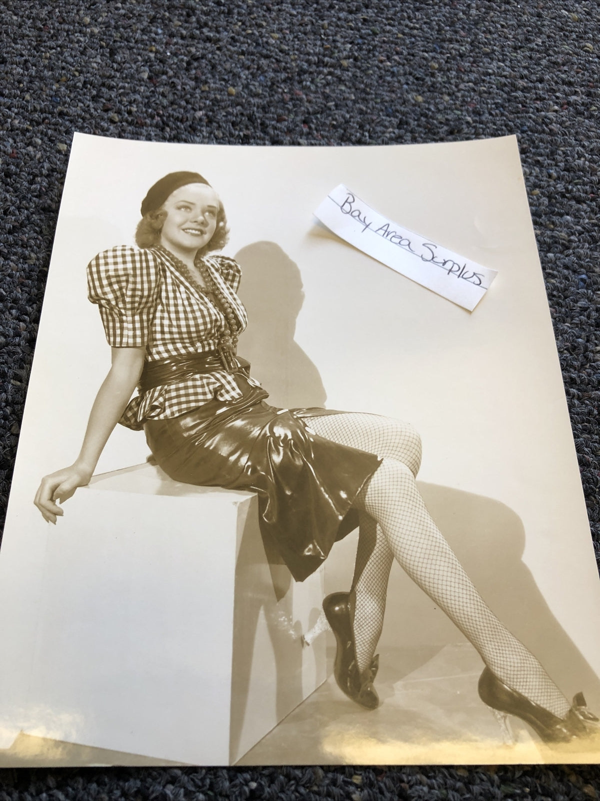 Rare Original Unpublished Photo Of ALICE FAYE Photograph Glamour Shot 8”x6”1