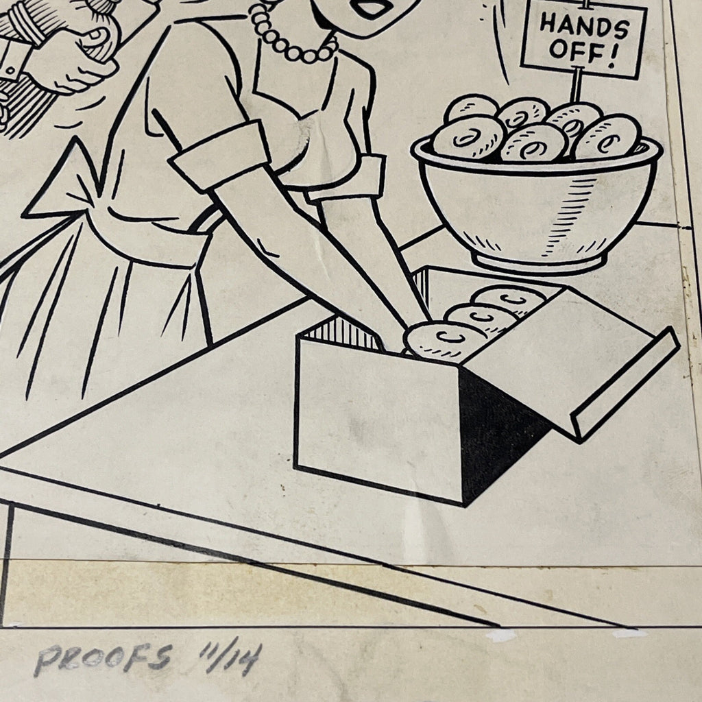 Archie Pals Betty Veronica ORIGINAL Art ( Pen on Heavy paper ) Dotty Dripple4