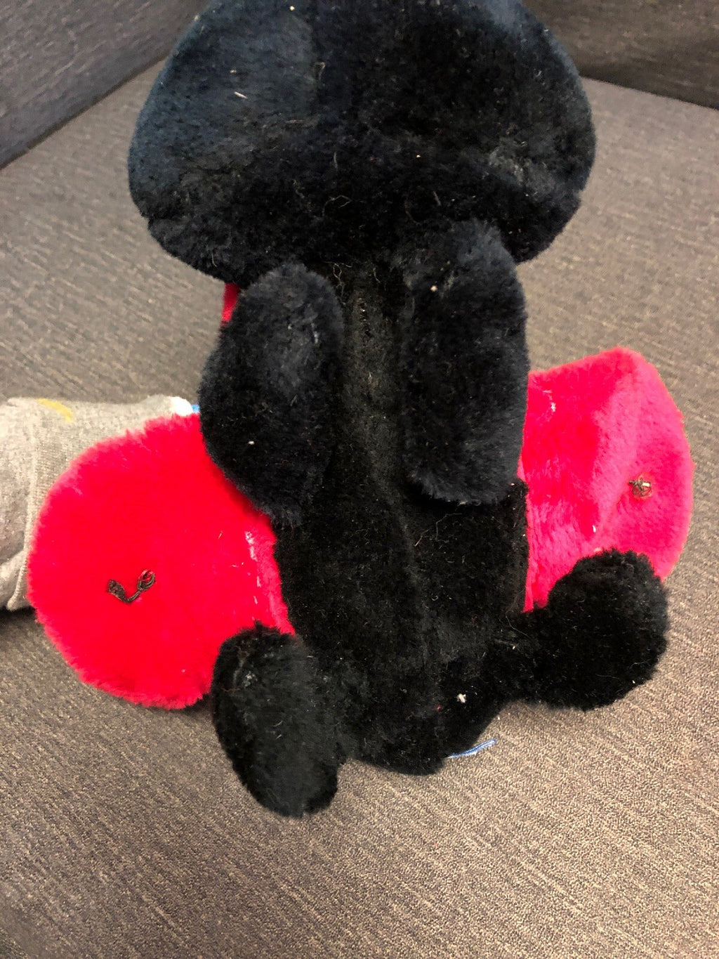 VINTAGE 1976 R. Dakin Plush Chime Ladybug No. 118 Strings Attached4