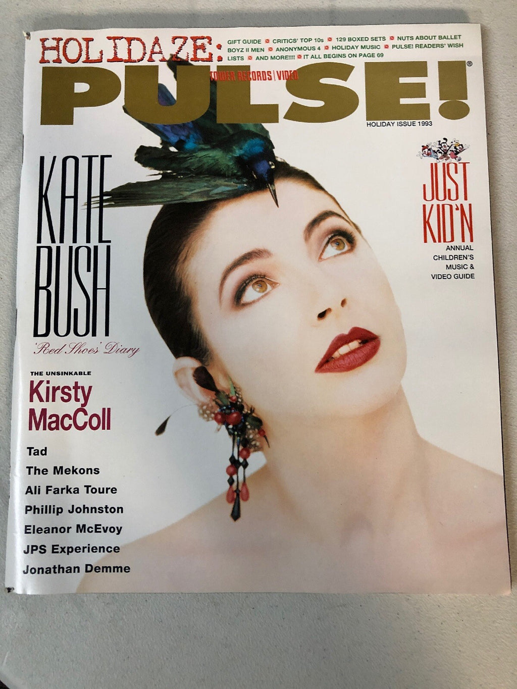 PULSE mags TOWER RECORDS Kirsty MacColl covers Holiday 1993 Kate Bush Holidaze0