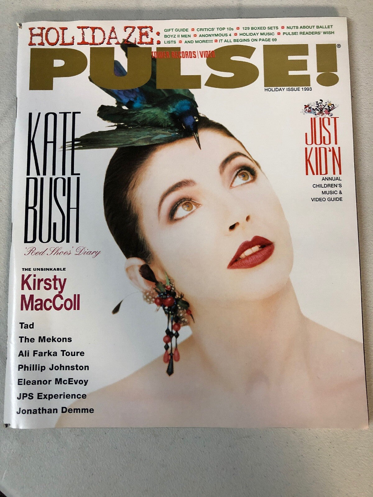 PULSE mags TOWER RECORDS Kirsty MacColl covers Holiday 1993 Kate Bush Holidaze0