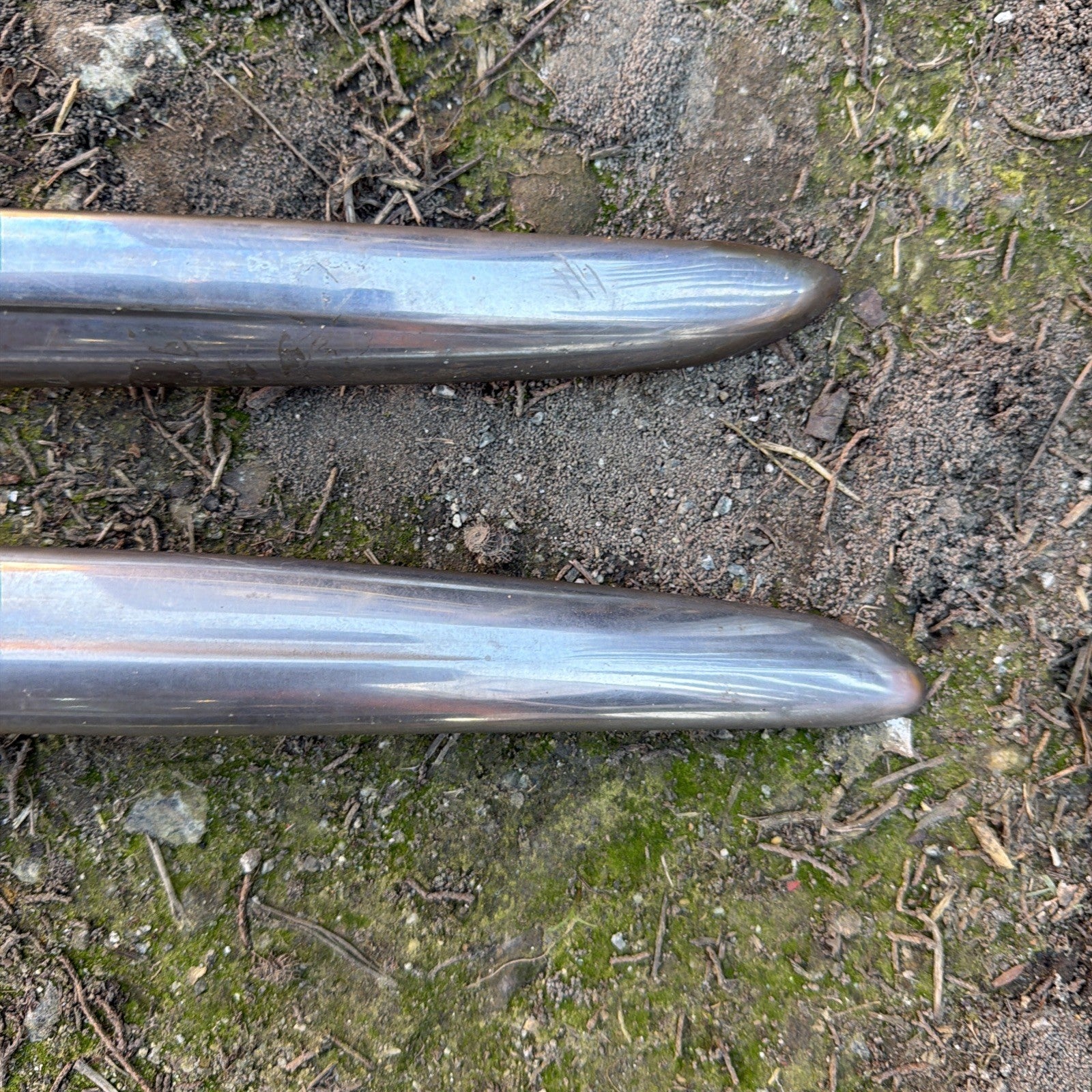 1948  DODGE 4-DOOR SEDAN DRIVER HOOD  MOLDING TRIM,  ORIGINAL PART1